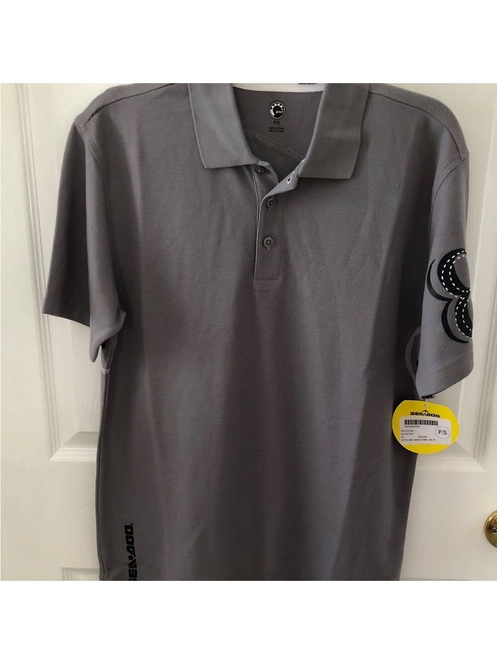 Sea-Doo Watercraft BRO Graphic Polo Shirt Size Small Moisture Wick NWT MSRP $69